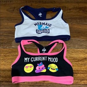 Justice sports bra bundle (2)
